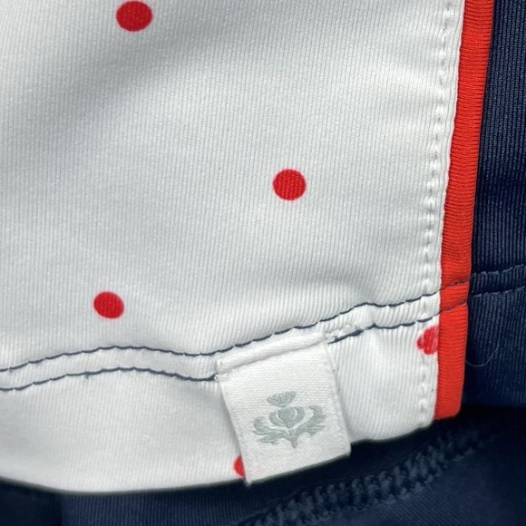 Lady Hagen Womens‎ Golf Tank Top Size Small Zip Pullover Polka Dot Pickleball - Picture 3 of 8